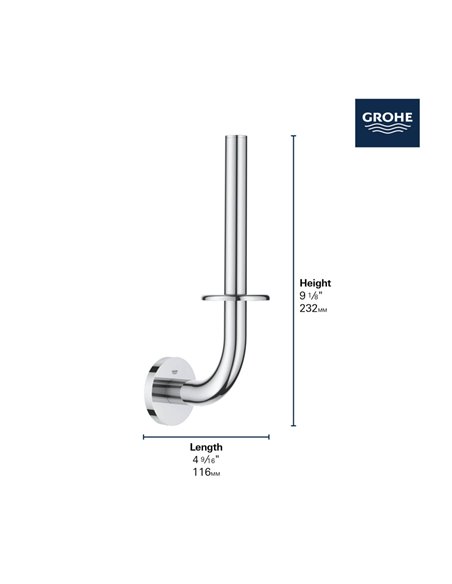 Grohe 40385 Essentials Spare Paper Holder