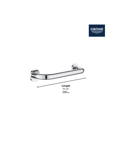Grohe 40421 Essentials 12" Grab Bar