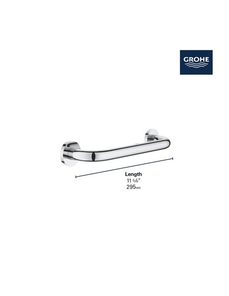 Grohe 40421 Essentials 12" Grab Bar