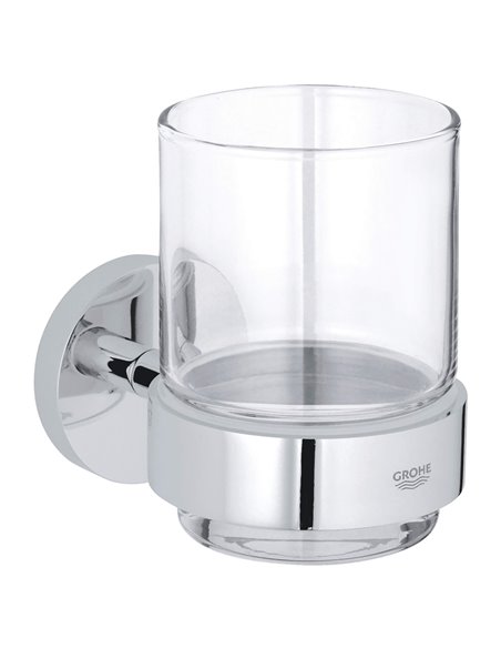 Grohe 40447 Essentials Glass with Holder
