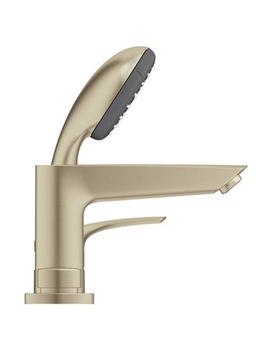 Grohe 25245 Eurosmart 4-Hole Single Handle Deck Mount Roman Tub Faucet with 1.75 GPM Hand Shower