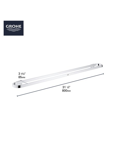 Grohe 41058 Selection 32" Towel Bar