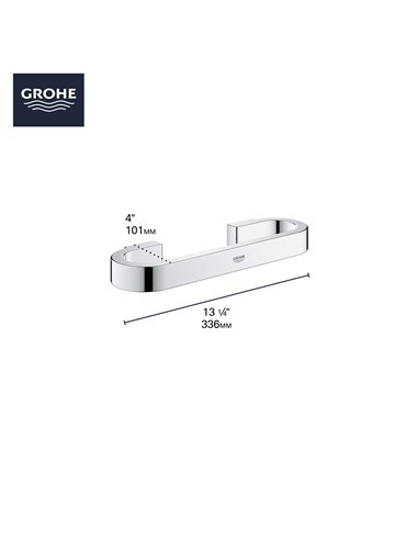 Grohe 41064 Selection 12" Grab Bar