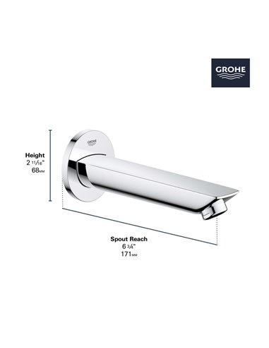 Grohe 13286 Bauloop Tub Spout
