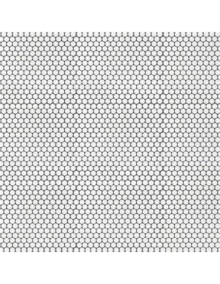 CE Candy 1" Penny Round Glossy Bianco K16