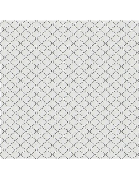 CE Charm 3x3 Arabesque Glossy Bianco L02