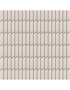 CE Chevron 2x7 Glossy Cream Right