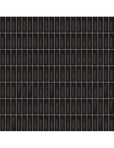 CE Confetto 2x6 Struttura 3D Nero MEUX