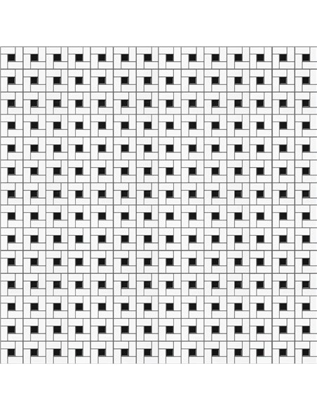 CE Dama 12x12 Pinwheel Bianco - 1x2