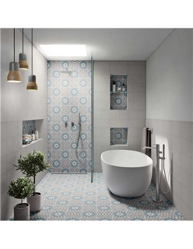 CE Deco Anthology 8x8 Etnic B Light Blue