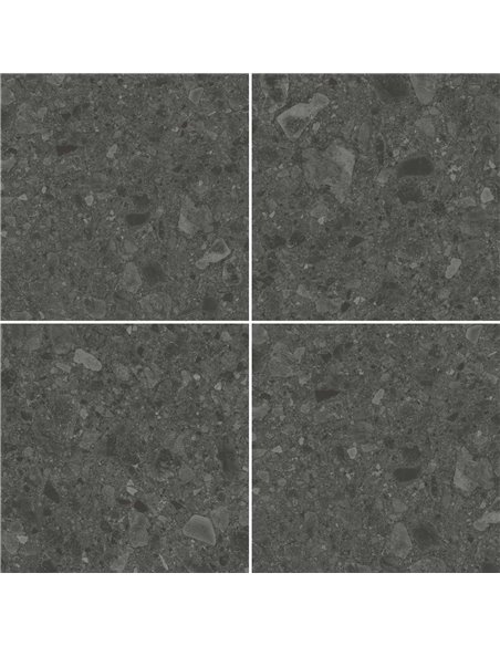 CE Flodsten 24x24 Matt Dark Grey - Night