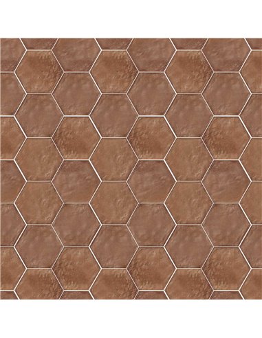 CE Forme 7x8 Hex Matt Terracotta