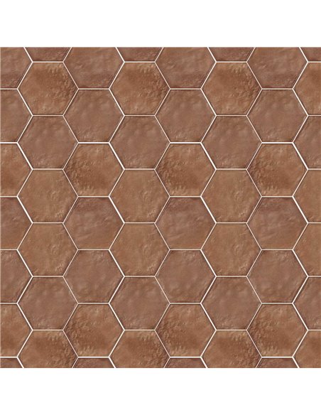 CE Forme 7x8 Hex Matt Terracotta
