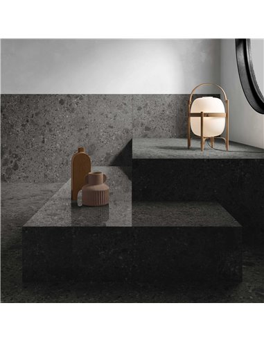 CE Fragmenta 24x24 Nero Ombrato Matt