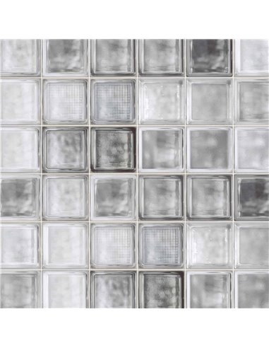 CE Glass Blocks 8x8 Dusty White