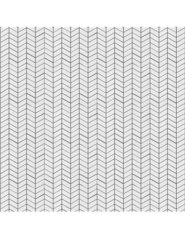 CE Horizon 1x2 Chevron Glossy Bianco C51