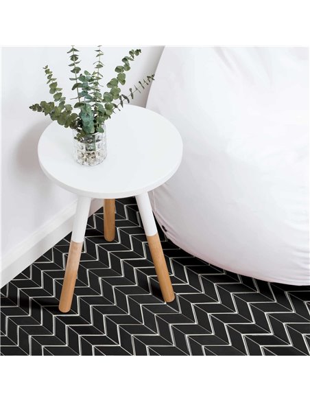 CE Horizon 1x2 Chevron Matt Nero C52