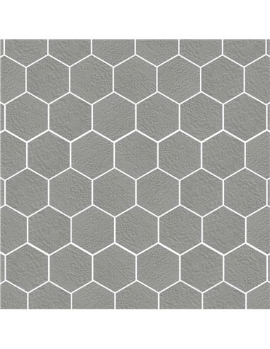 CE Stratford 7x8 Hex Crochet 3D Grey R91Z