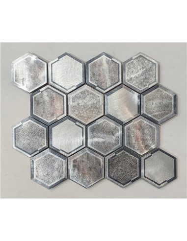 TR Hexagon Steel Mosaic - Box