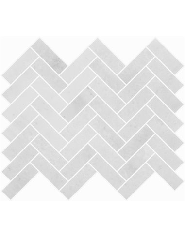 TR 1X3 Herringbone Carrera Marble Pol. - Box