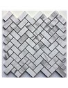 TR 1x2 Fusion White Herringbone - Box