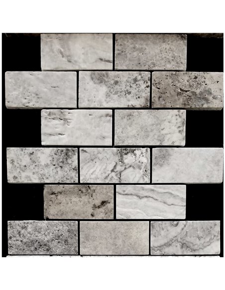 TR 2x4 Silver Travertine - Box