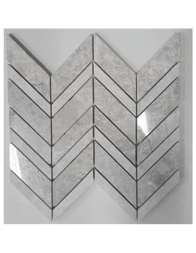 TR 1x1 Chevron Valensa Grey - Box