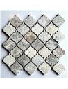 TR 1x1 Lantern Silver Travertine - Box