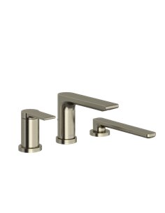 Riobel Fresk TFR16 3-piece Type P (pressure balance) deck-mount tub filler with hand shower trim (Without Rough-in) 2