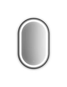 Kalia Effect Oblong Led Illuminated Oblong Shape Frame Mirror With Frosted Strip And Touch-Switch For Color Temperature Control 