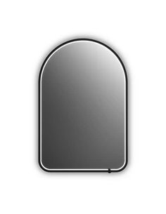 Kalia Nox Arc Rounded Corners Led Lighting Mirror 24 X 36 With Touch Switch For Color Temperature Control