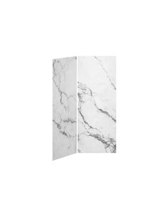 Kalia 36X36 Minerals 36X36 2-Panel Shower Wall Kit For Corner Installation - Minerals Gloss