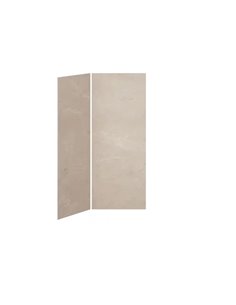 Kalia 36X36 Minerals 36X36 2-Panel Shower Wall Kit For Corner Installation - Minerals Gloss