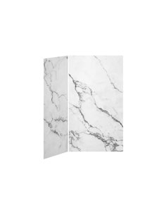 Kalia 48X36 Minerals 48X36 2-Panel Shower Wall Kit For Corner Installation - Minerals Gloss