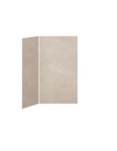 Kalia 48X36 Minerals 48X36 2-Panel Shower Wall Kit For Corner Installation - Minerals Gloss