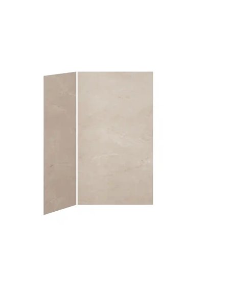 Kalia 48X36 Minerals 48X36 2-Panel Shower Wall Kit For Corner Installation - Minerals Gloss