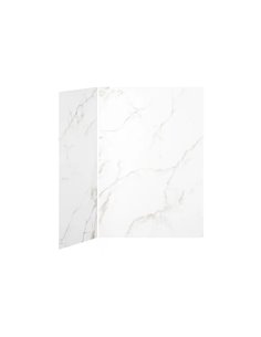 Kalia 60X36 Gold Minerals 60X36 2-Panel Shower Wall Kit For Corner Installation - Gold Minerals Gloss