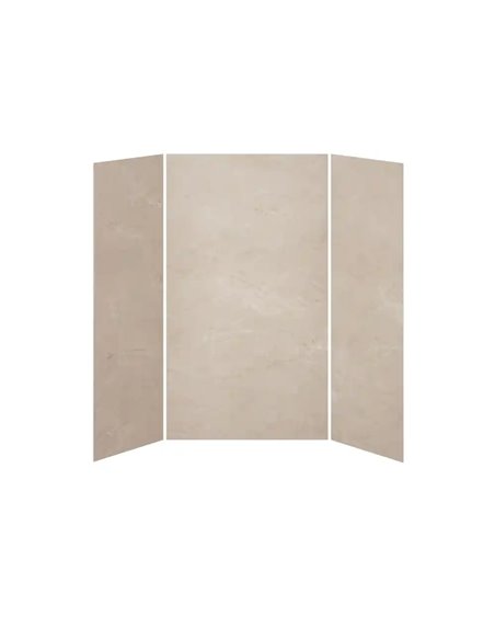 Kalia 36X48X36 Minerals 48X36 3-Panel Shower Wall Kit For Alcove Installation - Minerals Gloss