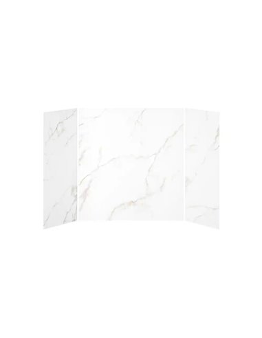 Kalia 32X60X32 Gold Minerals 60X32 3-Panel Bath Shower Wall Kit - Gold Minerals Gloss
