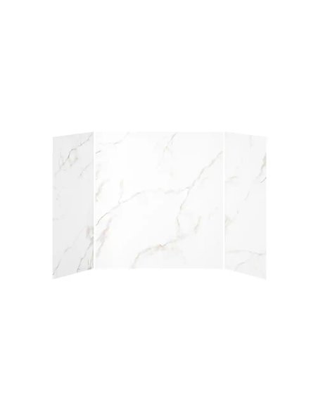 Kalia 32X60X32 Gold Minerals 60X32 3-Panel Bath Shower Wall Kit - Gold Minerals Gloss