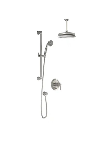 Kalia Rustik PB4 Pressure Balance Shower System Vertical Ceiling Arm