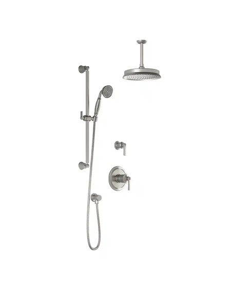 Kalia Rustik TD2 Aquatonik T/P Shower System With Vertical Ceiling Arm