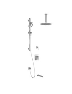 Kalia Grafik TD3 Plus Aquatonik T/P Shower System Vertical Ceiling Arm