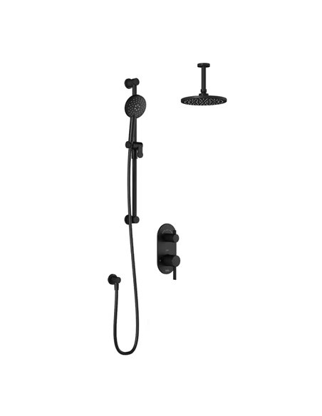 Kalia Roundone TD2 Aquatonik T/P With Diverter Shower System With Vertical Ceiling Arm