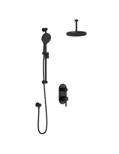 Kalia Roundone TD2 Plus Aquatonik T/P With Diverter Shower System With Vertical Ceiling Arm