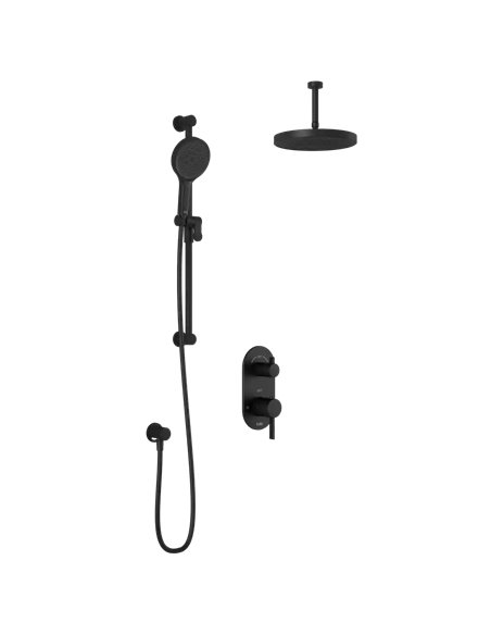 Kalia Roundone TD2 Plus Aquatonik T/P With Diverter Shower System With Vertical Ceiling Arm