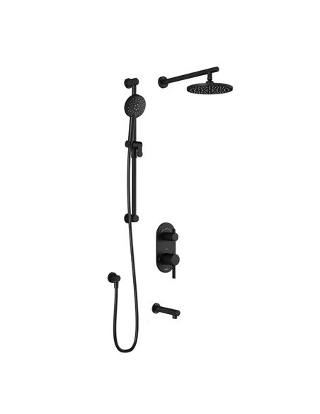 Kalia Roundone TD3 Aquatonik T/P With Diverter Shower System With Wallarm
