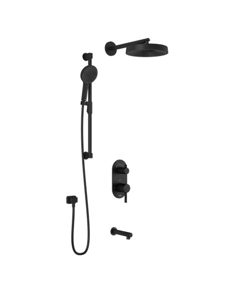 Kalia Roundone TD3 Premia Aquatonik T/P With Diverter Shower System With Wallarm