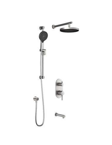 Kalia Roundone TD3 Plus Aquatonik T/P With Diverter Shower System With Wallarm