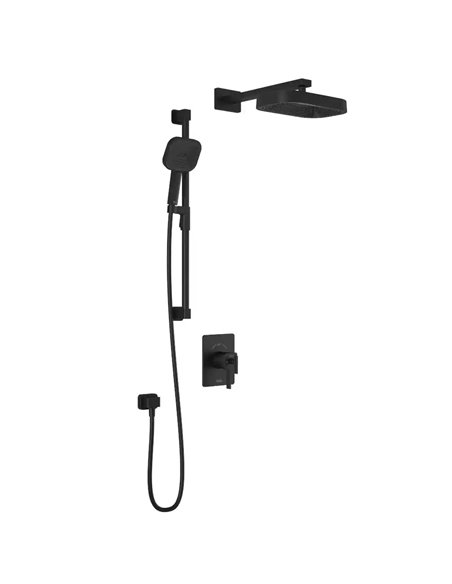 Kalia Squareone TCD1 Premia Aquatonik T/P Coaxial Shower System With Wallarm